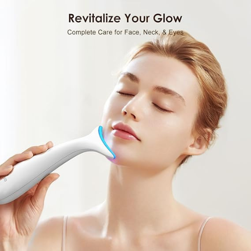 Título optimizado: Masajeador Facial y de Cuello para Levantamiento, Reafirmación y Reducción de Arrugas y Ojeras – Herramienta de Escultura Facial en Casa