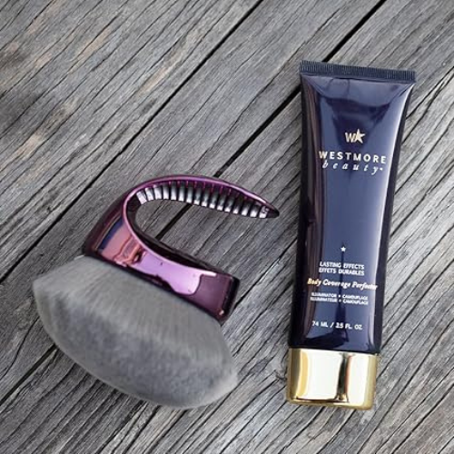 Optimized Product Title: Westmore Beauty Blend & Blur – Cepillo Kabuki Corporal para Bronceado y Maquillaje
